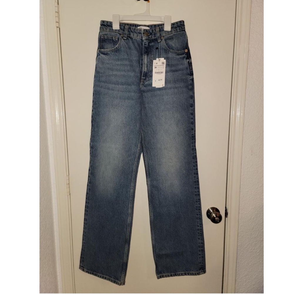 ZARA WIDE LEG JEANS